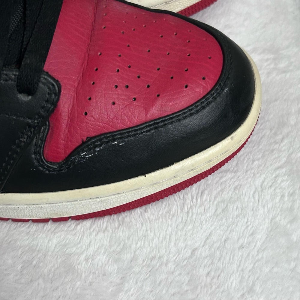 Nike Air Jordan 1 Mid Banned 2020 Men snickers Red and black size 10 - Picture 7 of 14